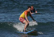 Juju surfin in Hawaii